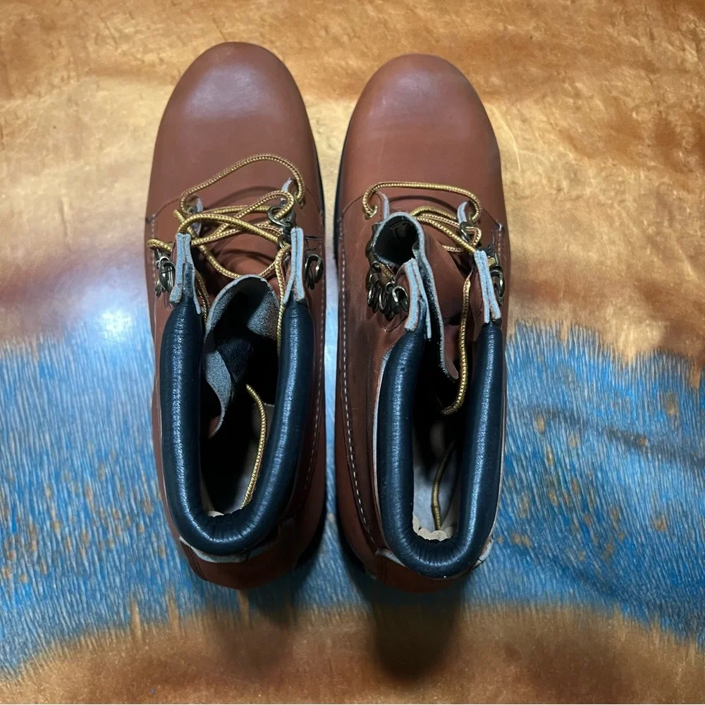 Vtg Red Wings Irish Setter Leather Sport Boots 2193 size 9.5 lace up New NOS USA